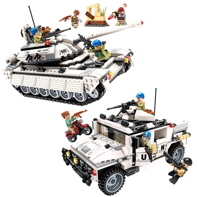 탱크싸움 계몽 어린이 조립 블럭 (3205~6)