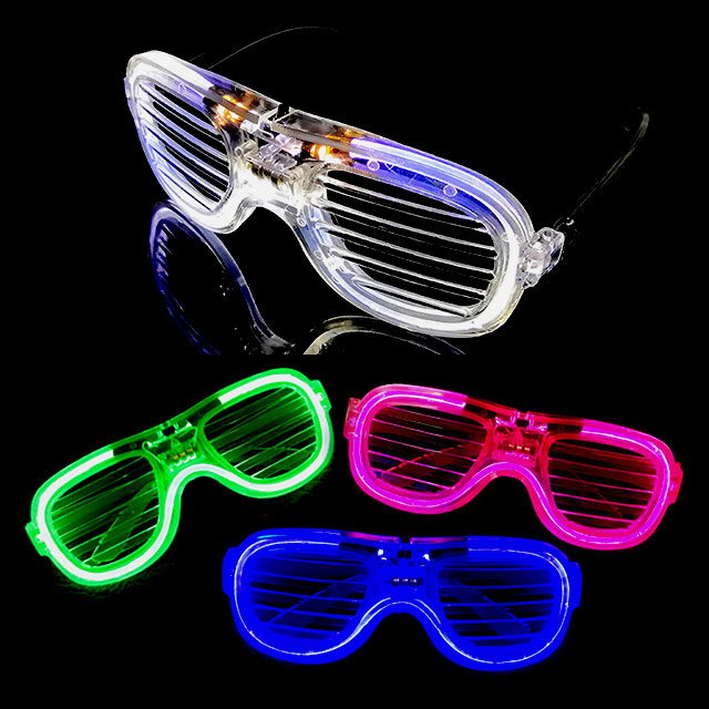 선글라스 재밌는 촬영 소품 힙한 파티 인싸 오버사이즈 뿔테 특이한 선물 LED 불빛 안경