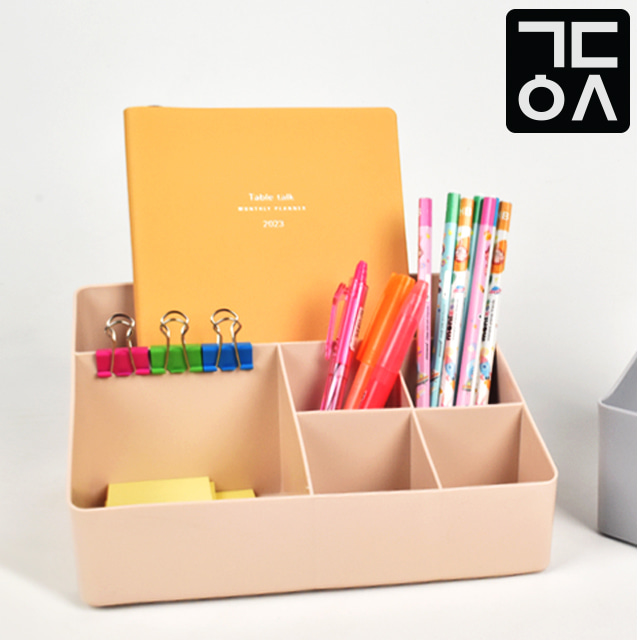 간단 연필꽂이 색연필 연필 붓 펜 필기구 정리함 통 홀더 사선 다용도 받침대 책상 사무실