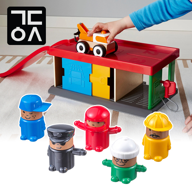 간단 자동차 놀이 나무 이케아 원목 장난감 기찻길 기차길 릴라보 세트 아기 유아 어린이
