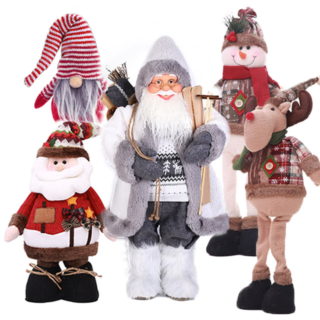 모아 산타할아버지 인형 크리스마스 산타 트리 루돌프 인형 장식 소품 파티 용품 다이소