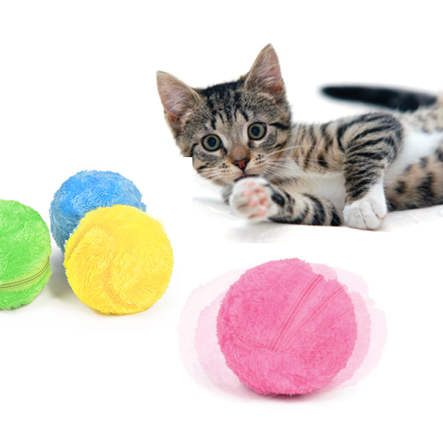 아이드림 작은 가족 / 반려동물 고양이 움직이는 장난감 모로코 볼 본품1개+커버3개