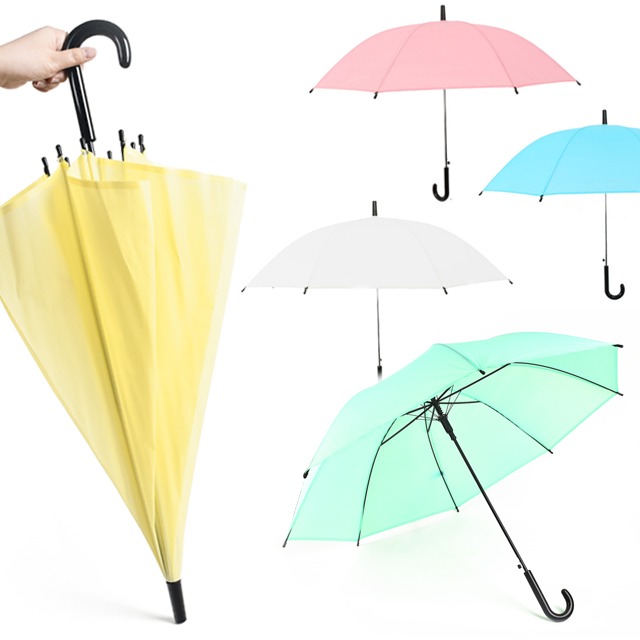 파스텔톤 5종 심플 EVA 자동 우산