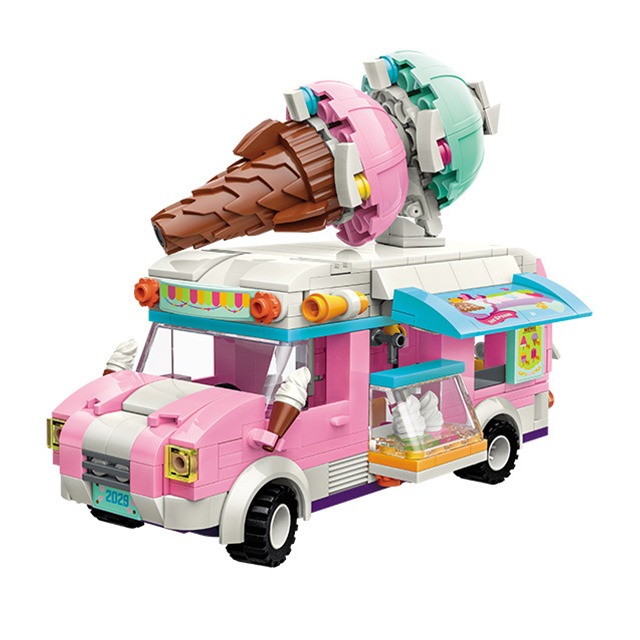 레고 프렌즈 호환 체리 시리즈 계몽블럭 2029 아이스크림푸드트럭