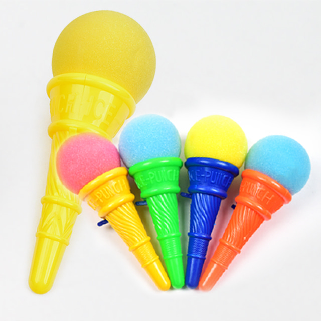 아이스콘펀치 스펀지 추억의 문방구 장난감 아이스크림 팡팡 펀치 놀이 공 소프트 대형