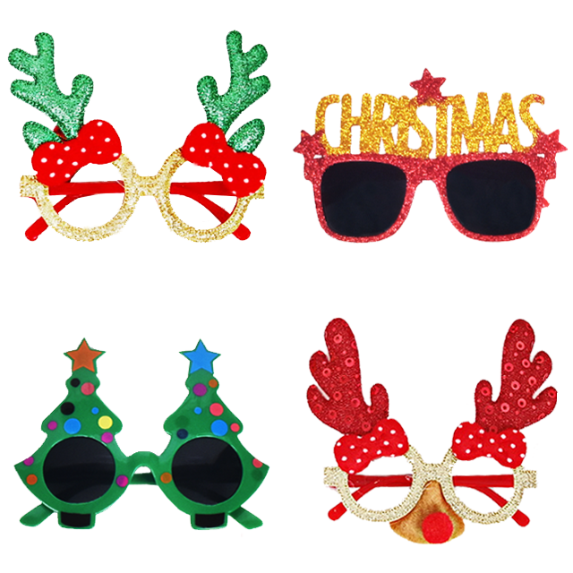 모아 크리스마스 선글라스 안경 파티 이벤트 용품 인생네컷 소품 머리띠 연말 산타 다이소