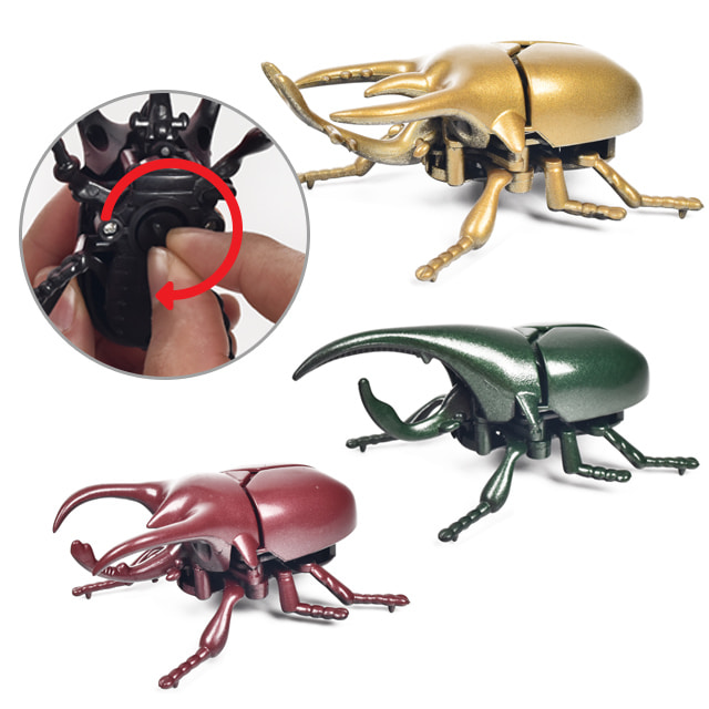 태엽장난감 장수풍뎅이 비틀봇 태엽 인형 벌레 장난감 사슴벌레 로봇 비틀킹 움직이는 곤충